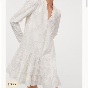 H&M conscious embroidered dress